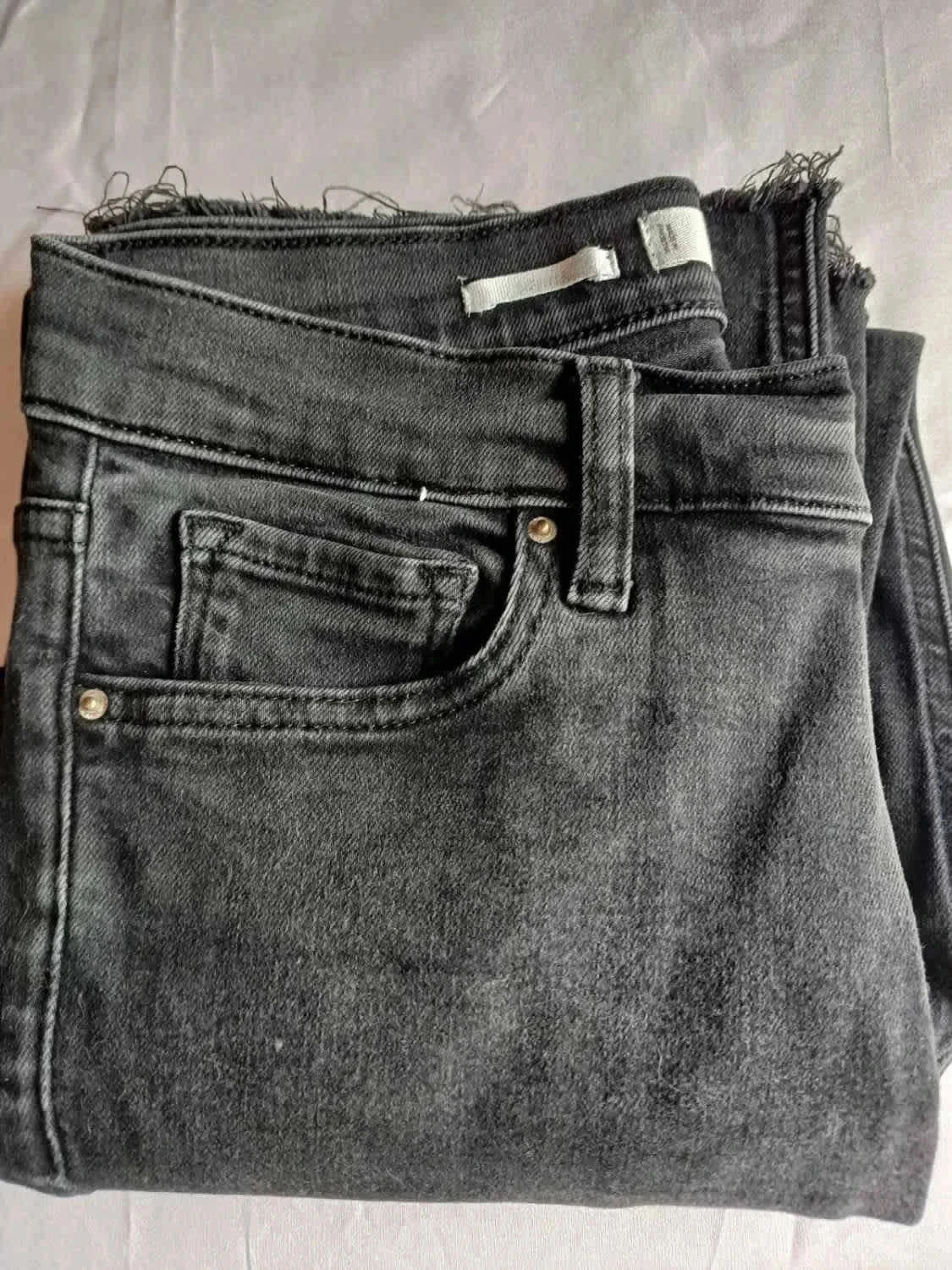 Jean mango flare cropped negro 40 – photo 4
